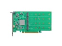 Highpoint Host Bus Adapter Rocket 1504 PCI-Ex16v4 - 4x M.2 NVMe