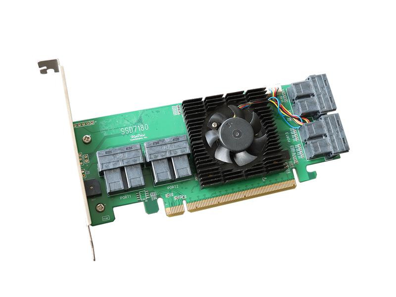 Highpoint Host Bus Adapter Rocket 1180 PCI-Ex16v3 - 8x SFF-8643