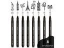 Tombow Filzstift MONO drawing pen 0.5 mm, Schwarz