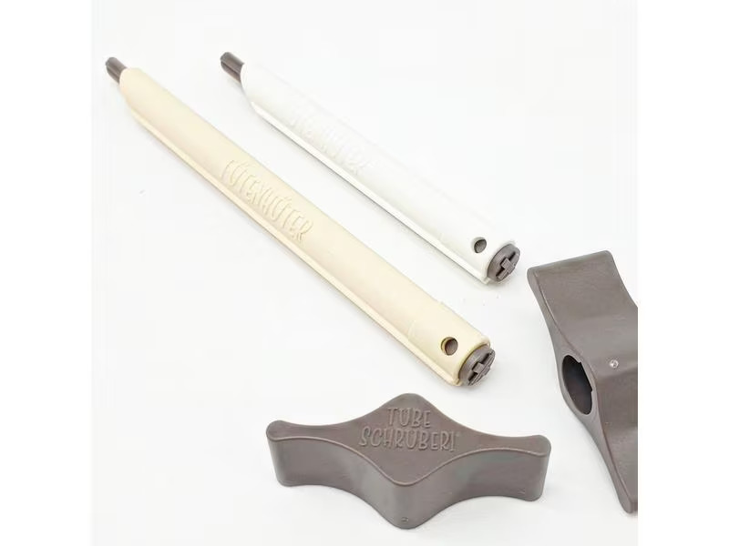 böörds Tuberschruberi 3 Stück, Beige/Weiss