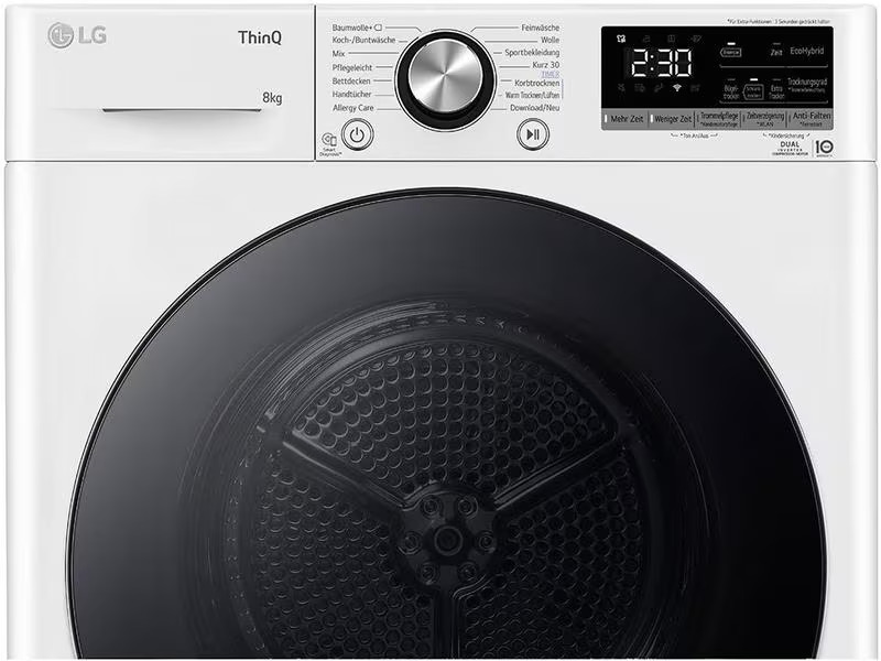 LG Wäschetrockner RT80V9W Links/Wechselbar