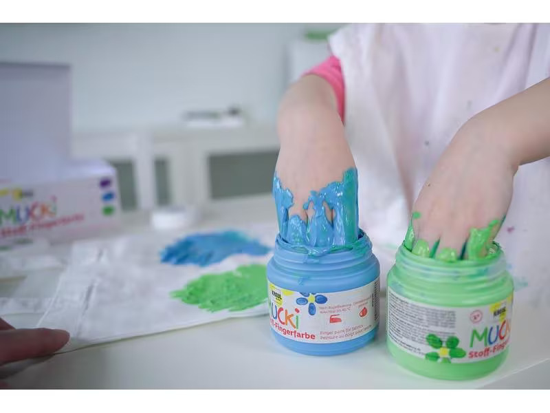 Kreul Fingerfarbe Kreul Mucki 150 ml, 6 Stück