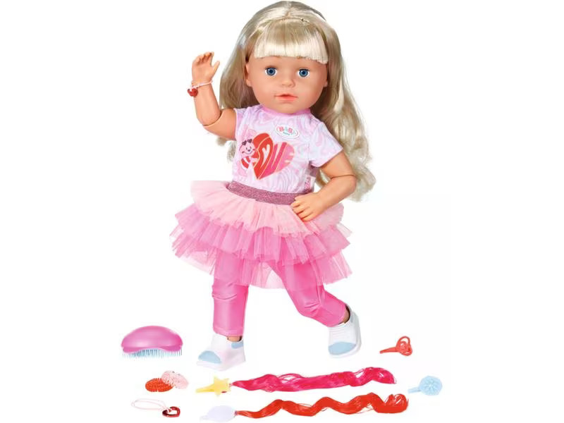 Baby Born Puppe Sister Play &amp; Style 43 cm blond