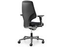 Giroflex Bürostuhl 64 mit Polsterrücken und Armlehnen, Charcoal