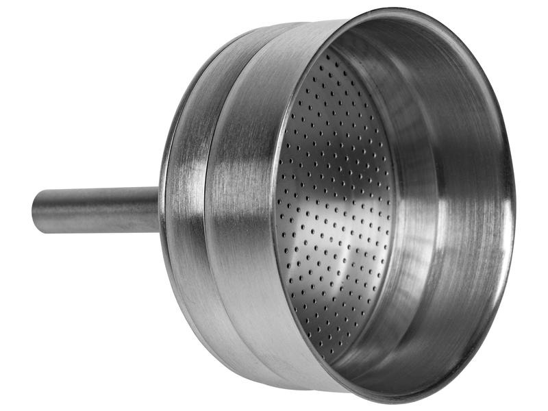 FURBER Espressokocher Chicchi 10 Tassen, Schwarz