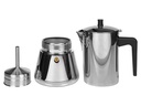 FURBER Espressokocher Chicchi 10 Tassen, Silber