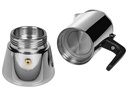 FURBER Espressokocher Chicchi 4 Tassen, Silber