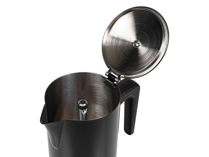 FURBER Espressokocher Chicchi 6 Tassen, Schwarz