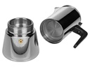 FURBER Espressokocher Chicchi 6 Tassen, Silber