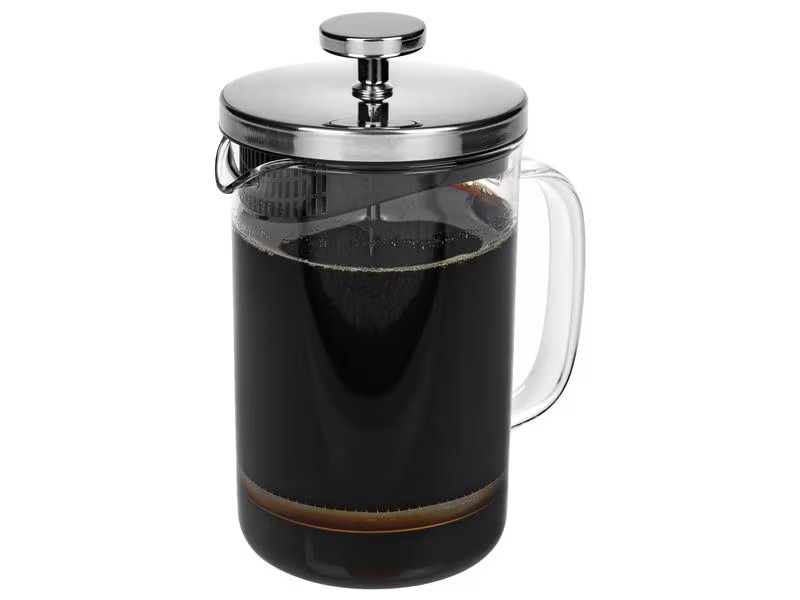 FURBER Kaffeebereiter 0.8 l, Schwarz/Transparent