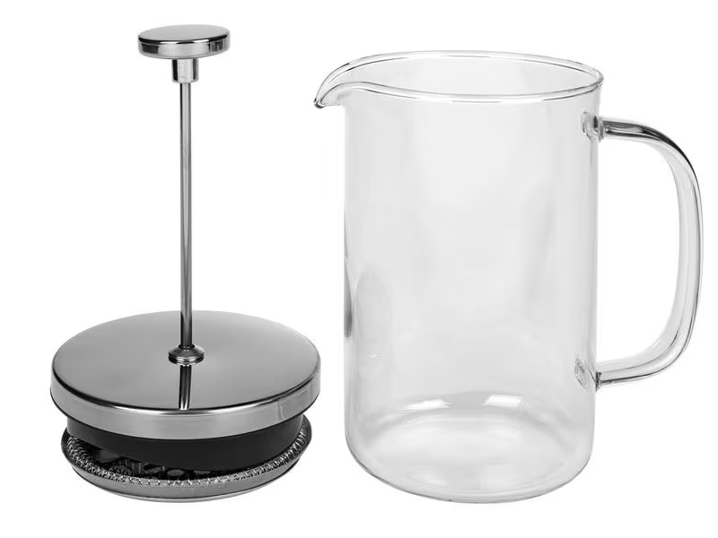 FURBER Kaffeebereiter 0.8 l, Schwarz/Transparent
