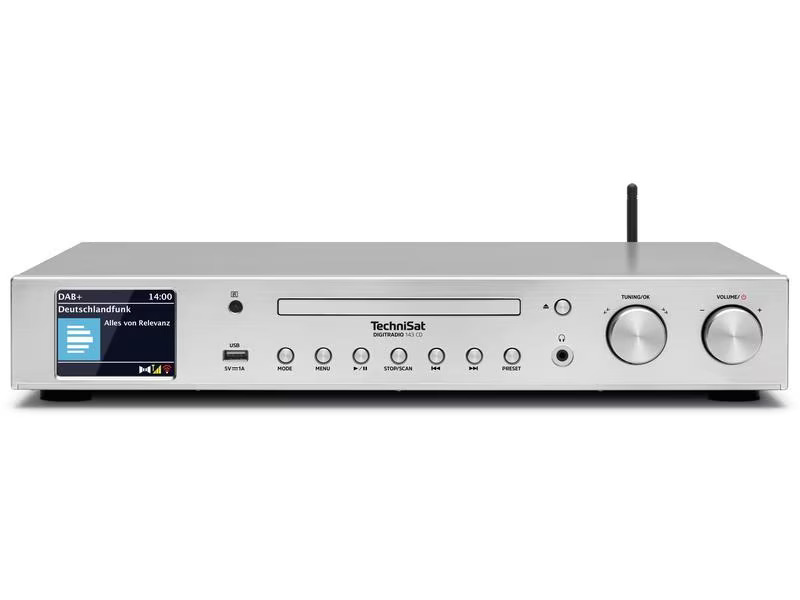 Technisat Radio-Tuner DigitRadio 143 CD V3 Silber