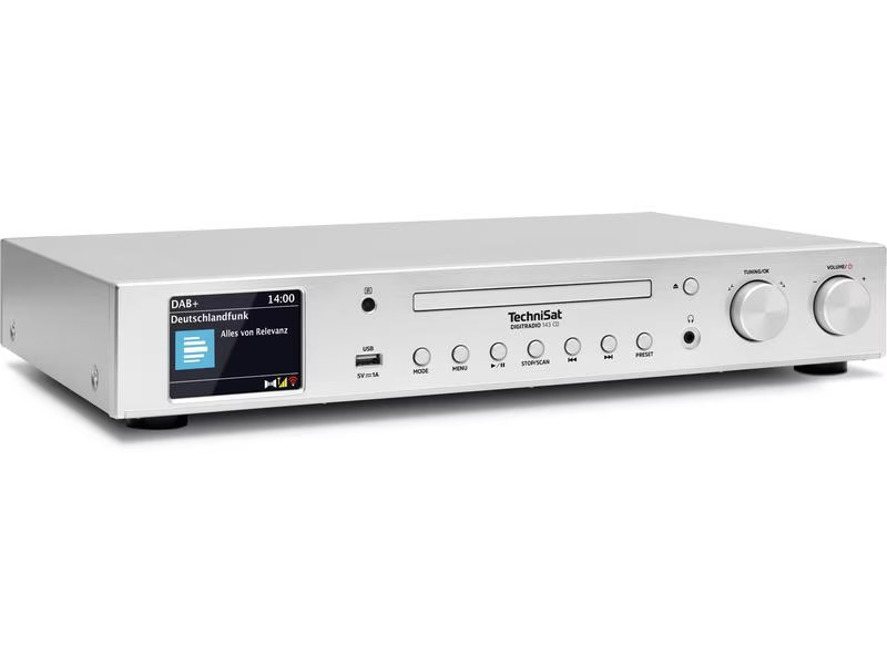 Technisat Radio-Tuner DigitRadio 143 CD V3 Silber