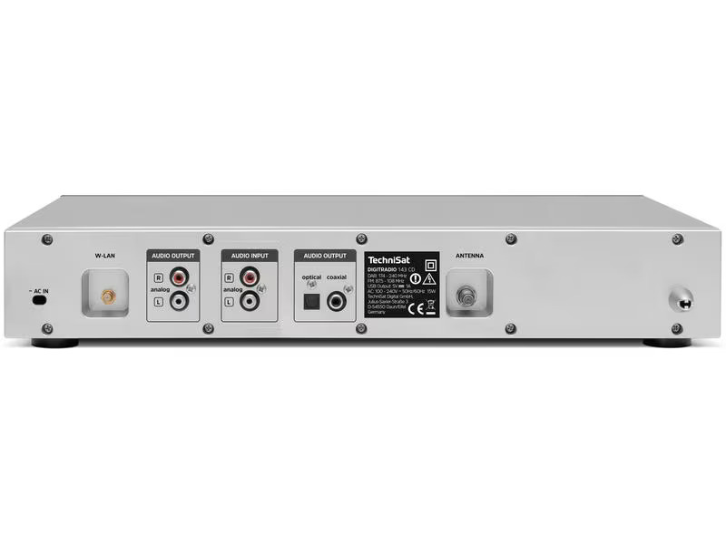 Technisat Radio-Tuner DigitRadio 143 CD V3 Silber