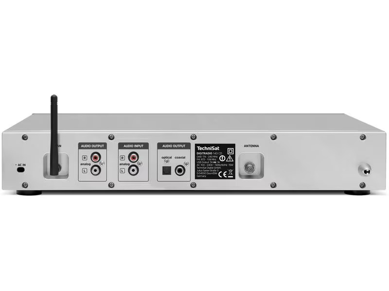 Technisat Radio-Tuner DigitRadio 143 CD V3 Silber