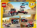 LEGO® Creator Tieflader mit Hubschrauber 31146