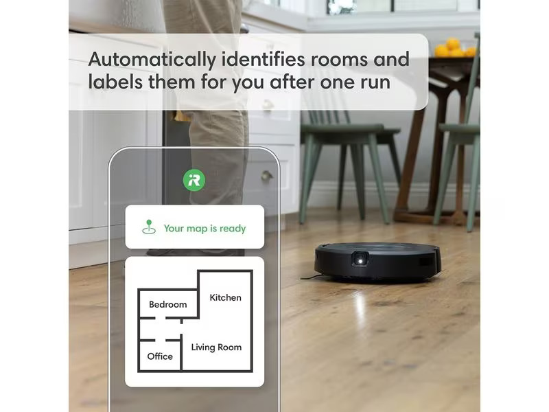 iRobot Saug- und Wischroboter Roomba Combo j5 Schwarz/Silber