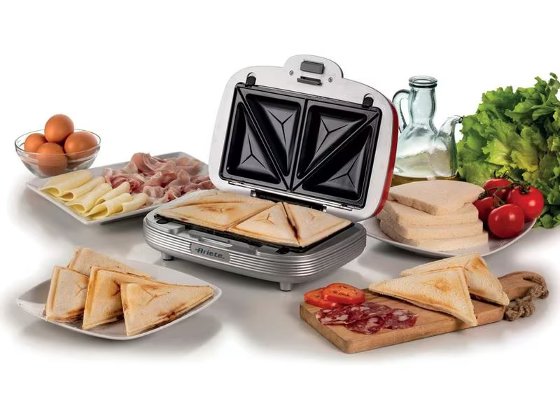 Ariete Multifunktionsgrill Party Time ARI-1972-RD 700 W, Rot/Weiss