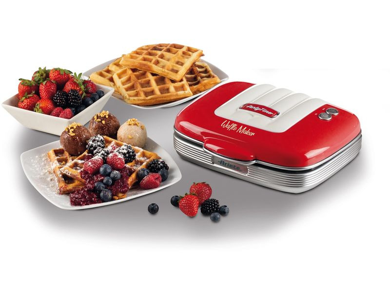 Ariete Waffeleisen Party Time ARI-1973-RD Rot/Weiss