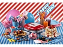 Ariete Waffeleisen Party Time ARI-1973-RD Rot/Weiss