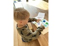 Depesche Fingermalfarbe Dino World 25 Seiten, 4 Stempelfarben