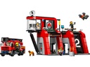 LEGO® City Feuerwehrstation mit Drehleiterfahrzeug 60414