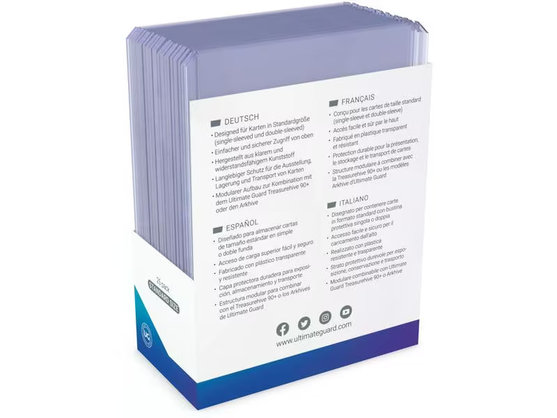 Ultimate Guard Kartenhülle Card Covers Toploading 35 pt 25er-Pack