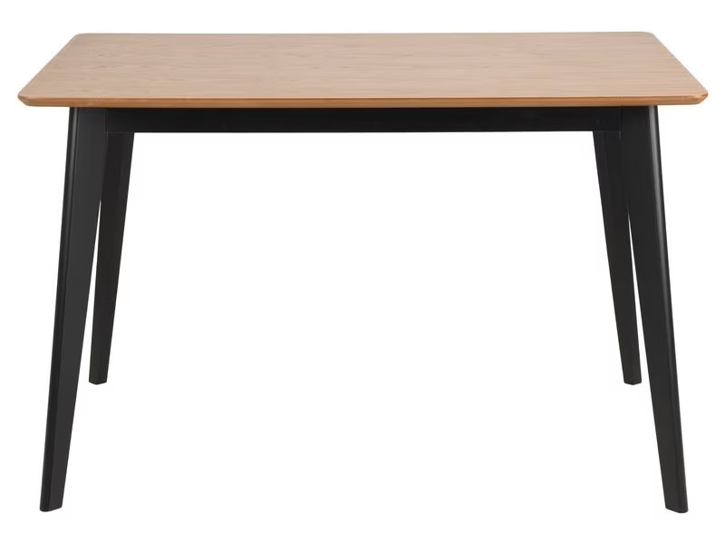 AC Design Tisch Roxby 120 x 80 x 76 cm, Nature/Schwarz