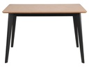 AC Design Tisch Roxby 120 x 80 x 76 cm, Nature/Schwarz