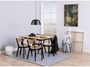 AC Design Tisch Roxby 120 x 80 x 76 cm, Nature/Schwarz