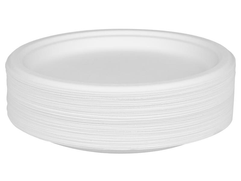 FURBER Einwegteller Ø 22.5 cm, 50 Stück, Weiss