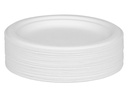 FURBER Einwegteller Ø 17.5 cm, 50 Stück, Weiss