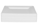 FURBER Einwegteller 20 cm, 50 Stück, Weiss