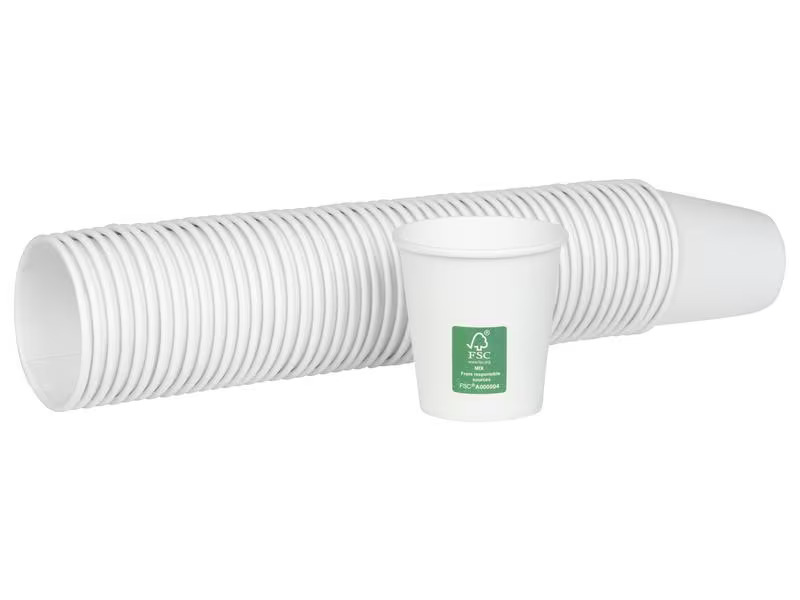 FURBER Einwegbecher 90 ml, 50 Stück