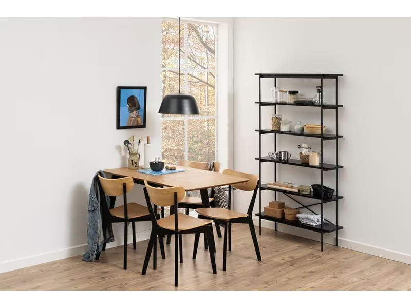 AC Design Tisch Roxby Nature/Schwarz