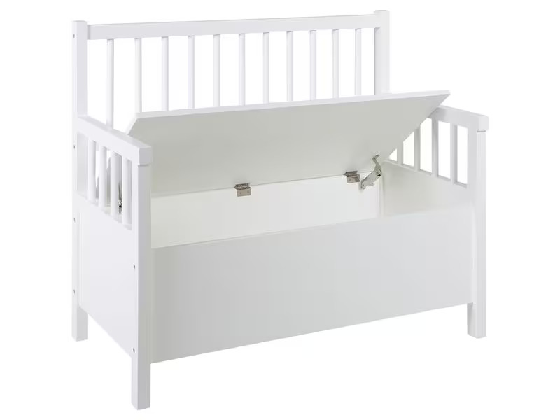 AC Design Bank Aster 90 x 48 x 85 cm, Weiss