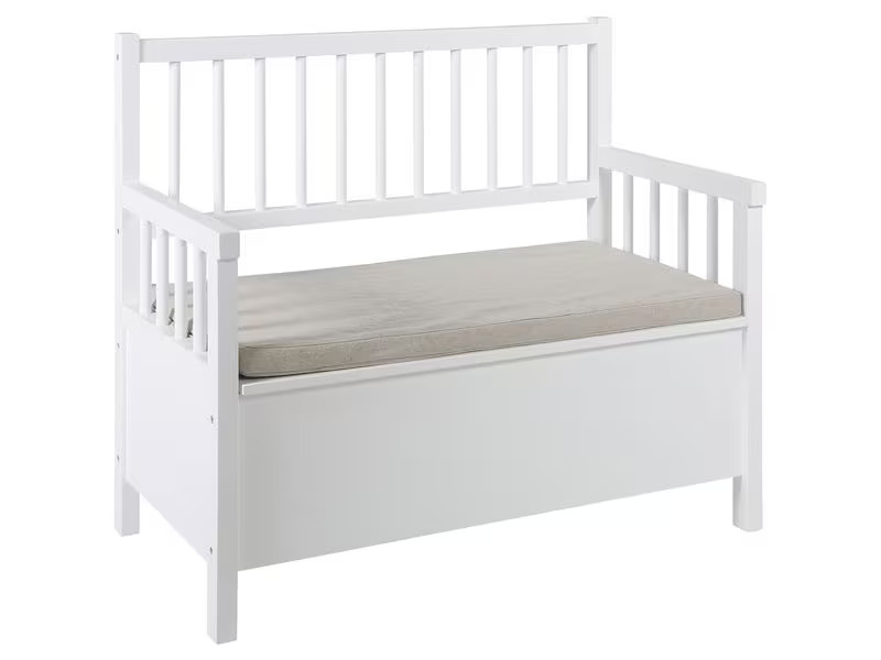 AC Design Bank Aster 90 x 48 x 85 cm, Weiss