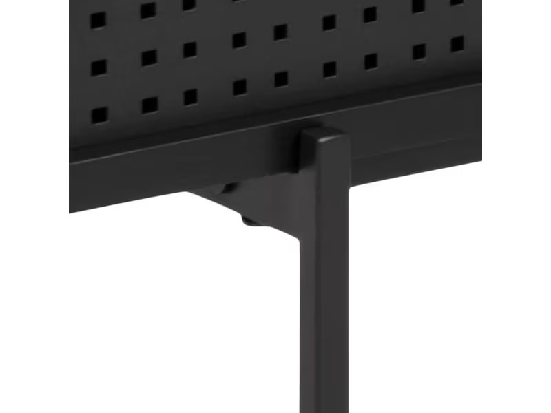 AC Design Konsolentisch Angus 140 x 40 x 44.5 cm, Schwarz