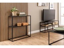 AC Design Konsolentisch Newton 120 x 30 x 46 cm, Schwarz