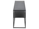 AC Design Konsolentisch Newton 120 x 30 x 46 cm, Schwarz