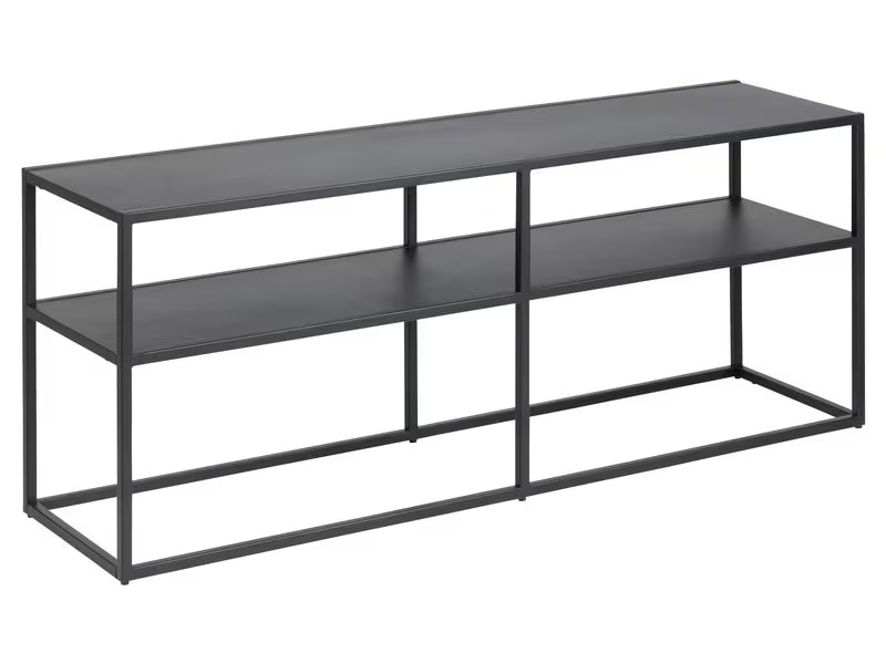 AC Design Konsolentisch Newton 120 x 30 x 46 cm, Schwarz