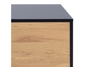 AC Design Konsolentisch Seaford 140 x 40 x 45 cm, Nature/Schwarz