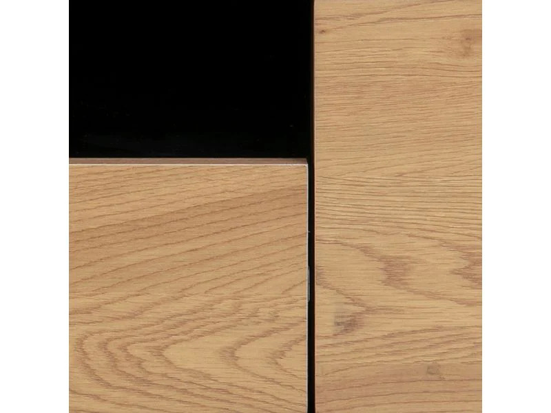 AC Design Konsolentisch Seaford 140 x 40 x 45 cm, Nature/Schwarz