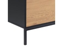 AC Design Konsolentisch Seaford 140 x 40 x 45 cm, Nature/Schwarz