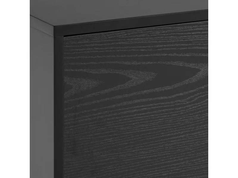 AC Design Konsolentisch Seaford 140 x 40 x 45 cm, Schwarz