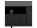 AC Design Konsolentisch Seaford 140 x 40 x 45 cm, Schwarz
