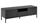 AC Design Konsolentisch Seaford 140 x 40 x 45 cm, Schwarz