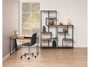 AC Design Regal Seaford 77 x 35 x 114 cm, Nature/Schwarz
