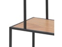 AC Design Regal Seaford 77 x 35 x 114 cm, Nature/Schwarz