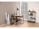 AC Design Regal Seaford 77 x 35 x 114 cm, Nature/Schwarz